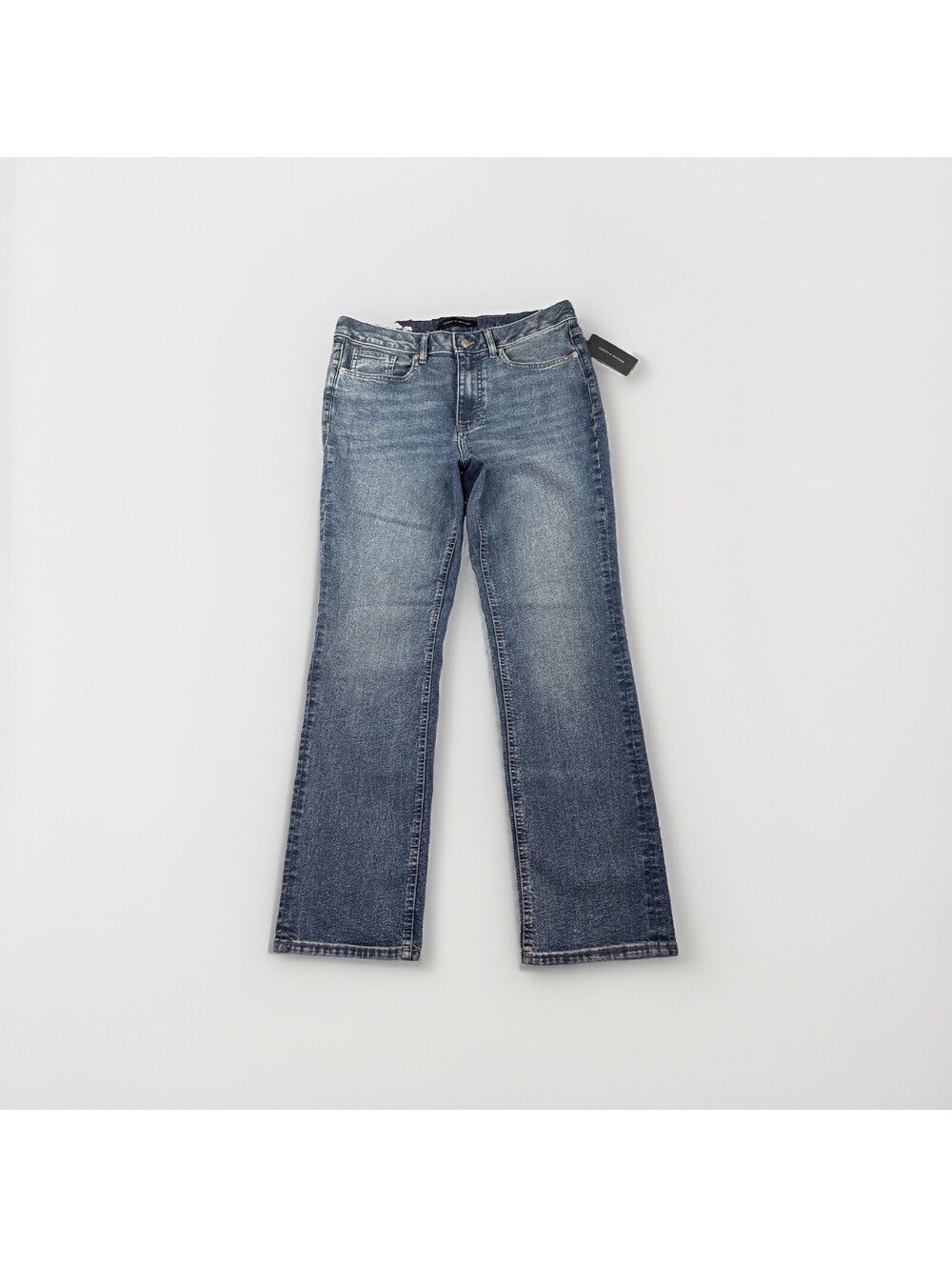 Tommy Hilfiger Tribeca Straight Jeans Size 10 Stretch 32” X 30” Med Wash